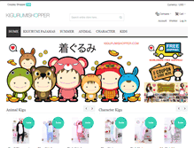 Tablet Screenshot of kigurumishopper.com